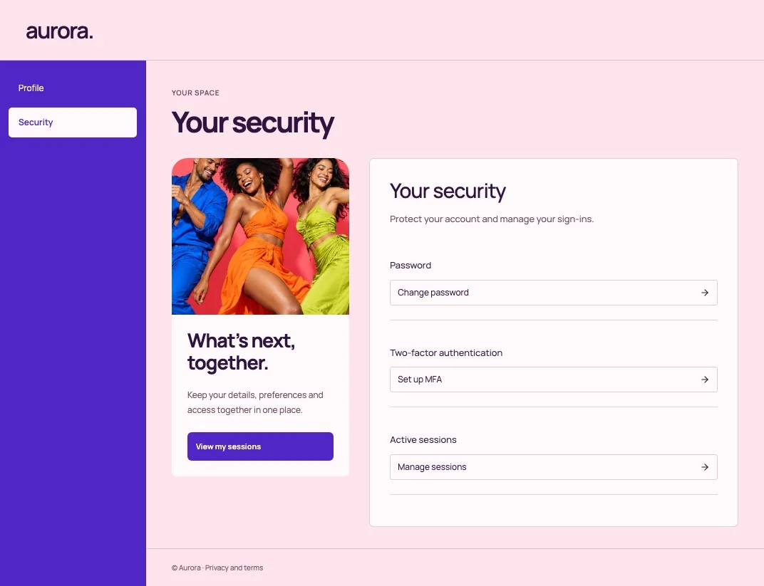 Parade security screen