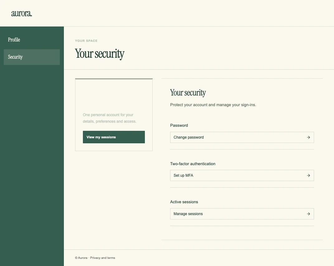 Heritage security screen