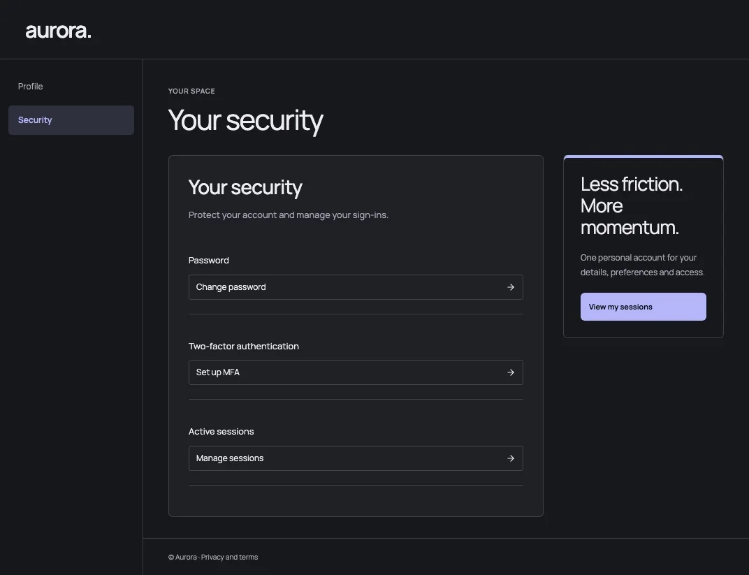 Precision security screen